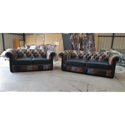 Chesterfield Patchwork 3 Plus 2